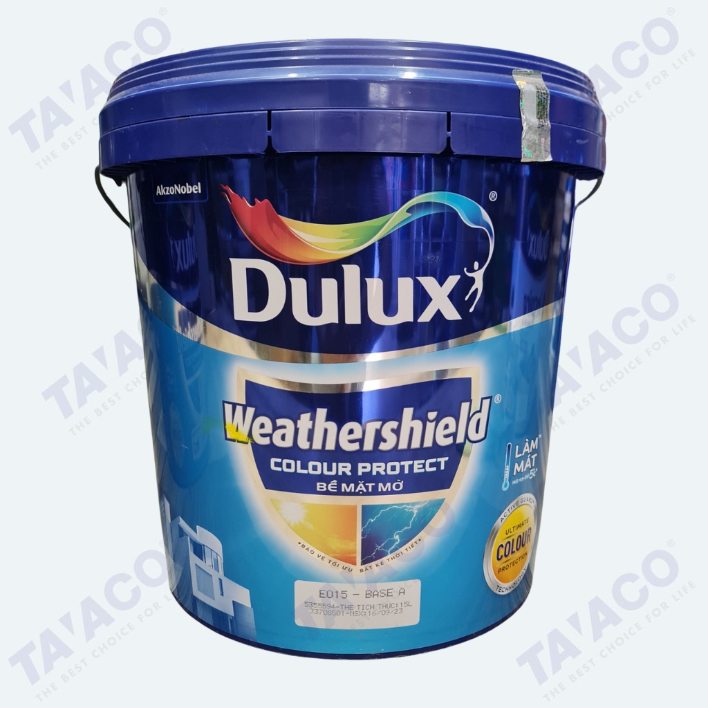 Sơn Dulux Weathershield Colour Protect Bề Mặt Bóng E023