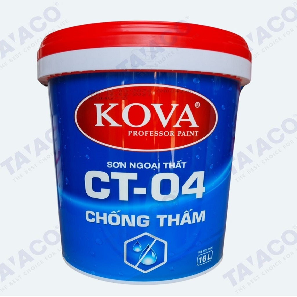 Sơn Kova Chống Thấm CT04 Ngoài Trời