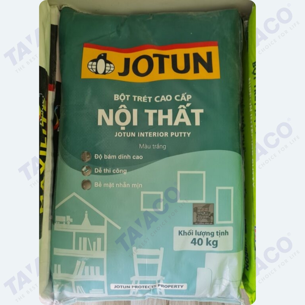 Bột Trét Tường Jotun Nội Thất 40kg