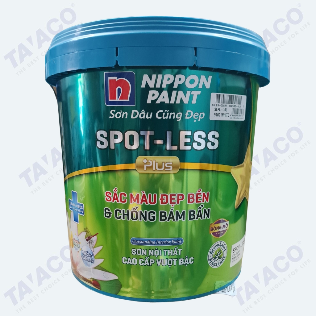 Sơn Nippon Odour Less Spot Less Plus
